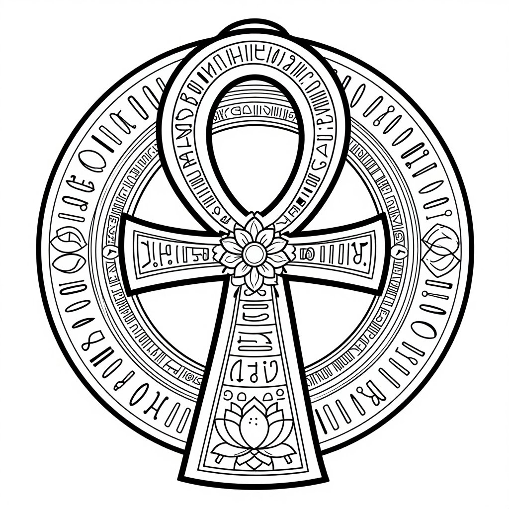 Wildebeest Migration - free printable coloring page