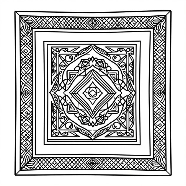 Warthog Family - Free printable coloring page