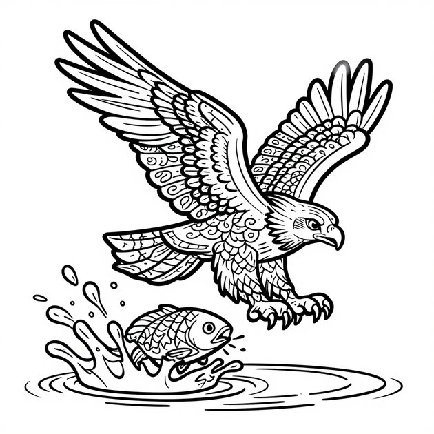 Kanga Pattern - Free printable coloring page