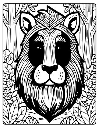 Mandrill - Free printable coloring page