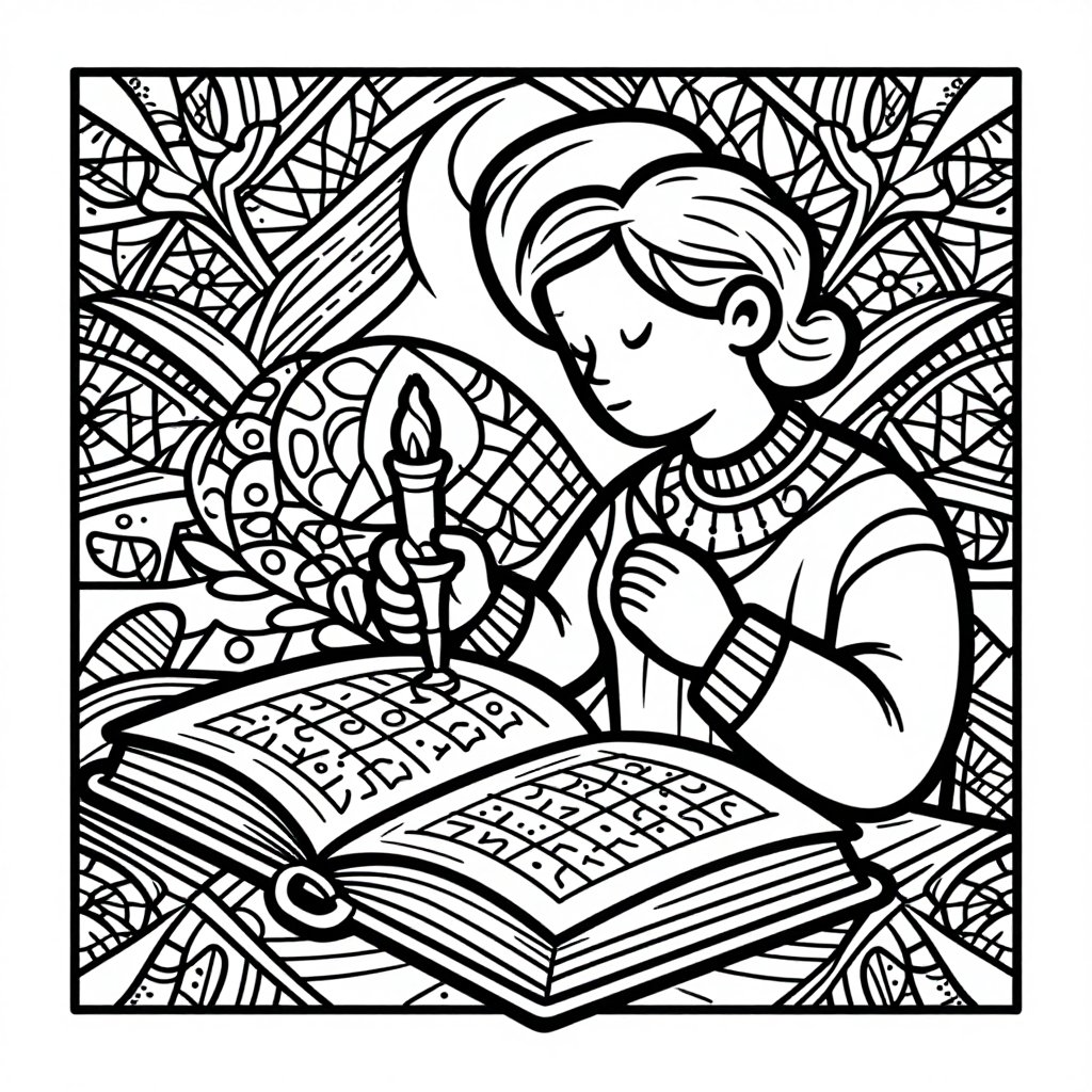 Explosion - free printable coloring page