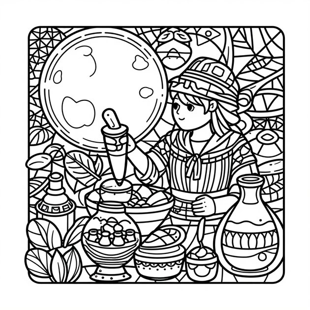 Dragon Blood - Free printable coloring page
