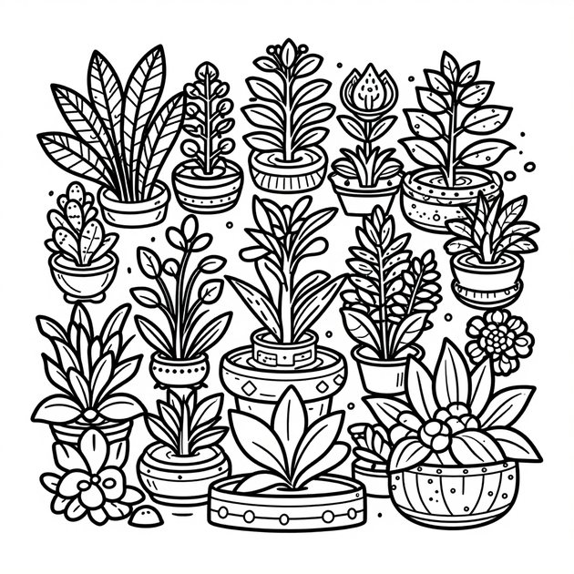 Night Study - Free printable coloring page