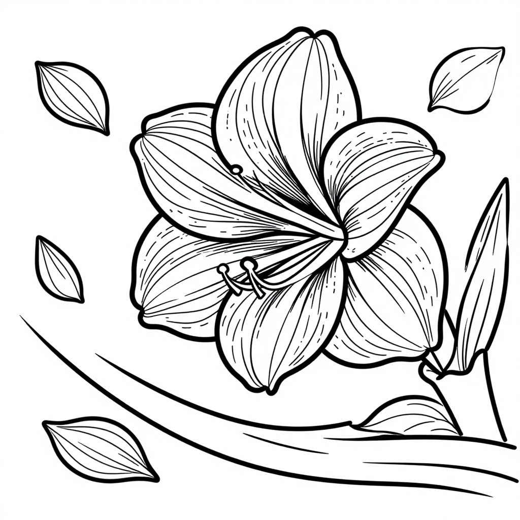 Snow Outside - free printable coloring page