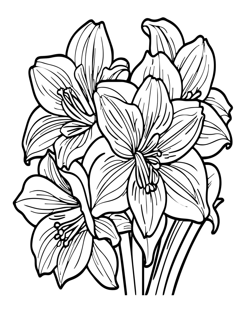 Leaf Pattern - free printable coloring page