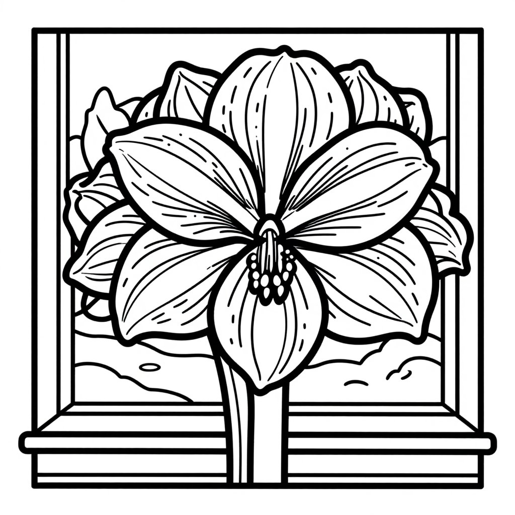 Christmas Pot - free printable coloring page