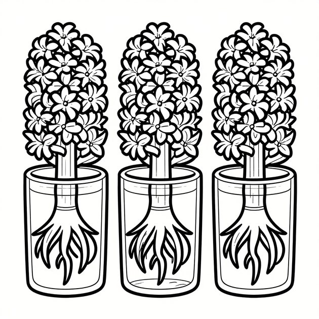 Stamen Detail - Free printable coloring page