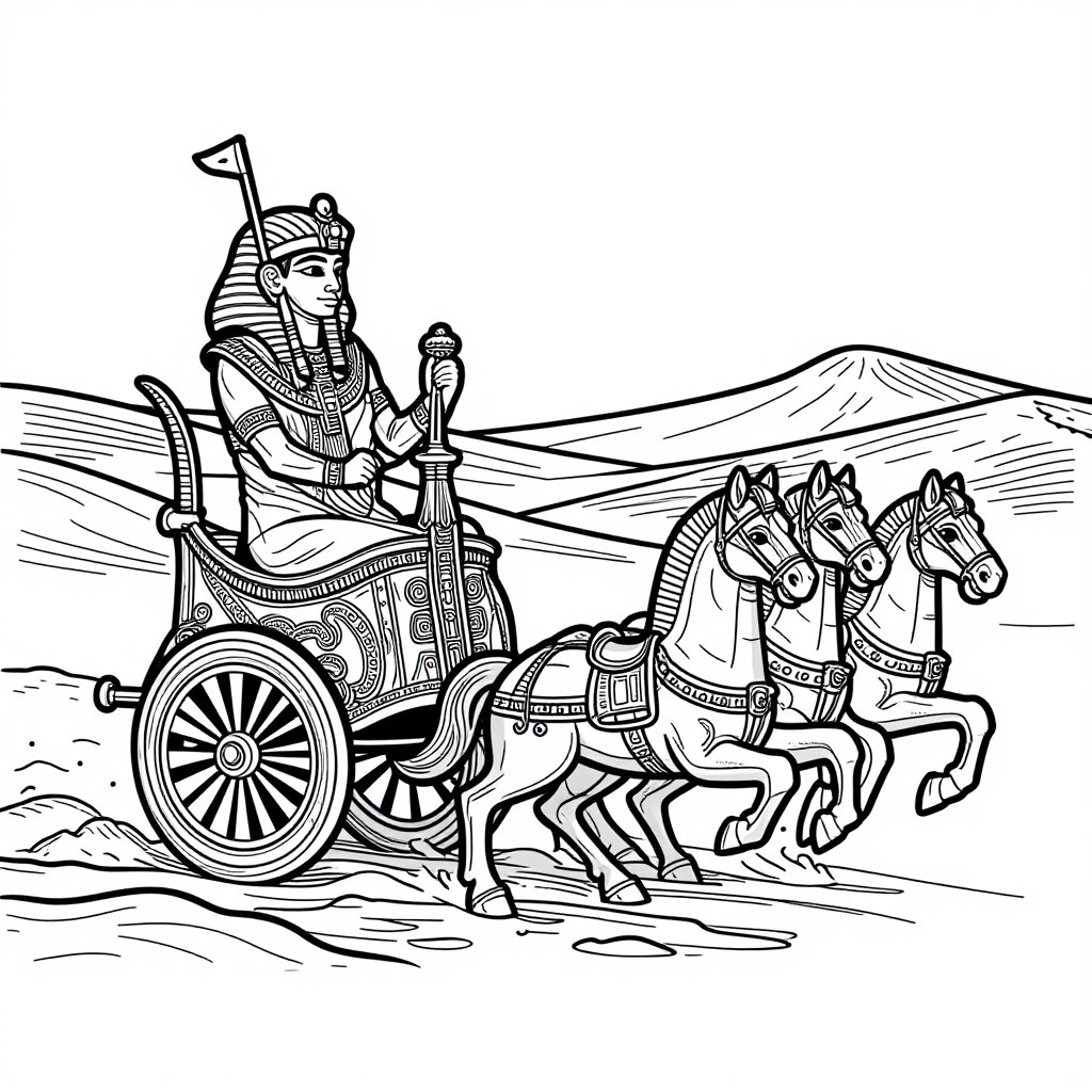 Mummy Sarcophagus - free printable coloring page