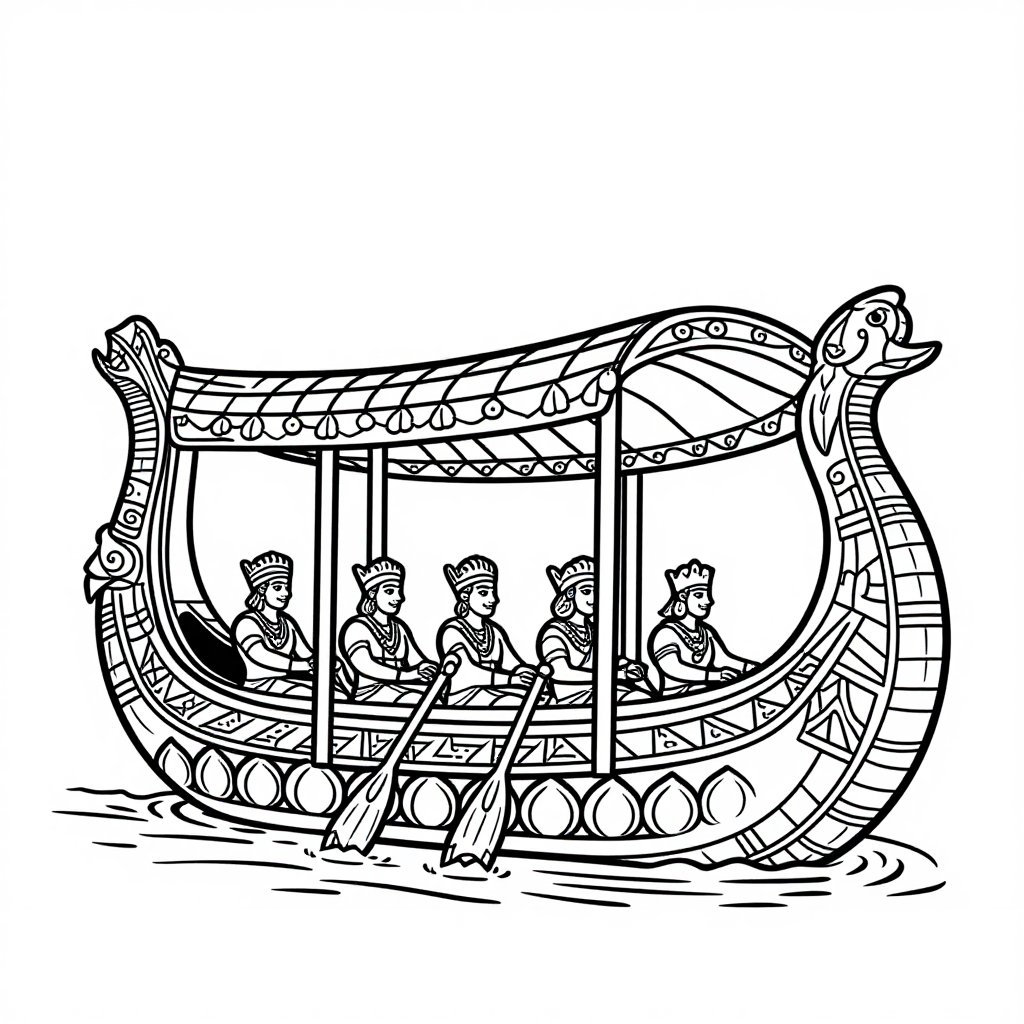 Papyrus Scroll - free printable coloring page