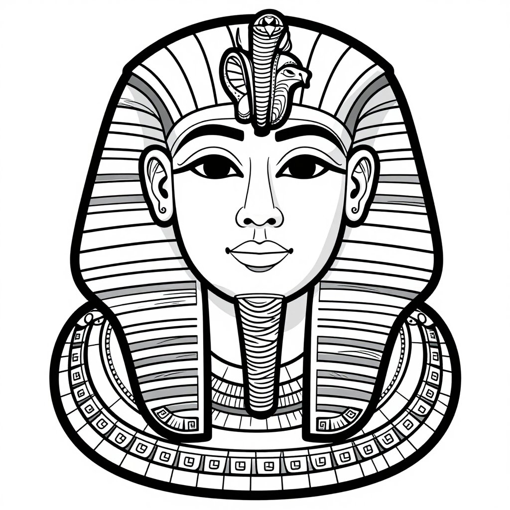 Ankh Symbol - free printable coloring page