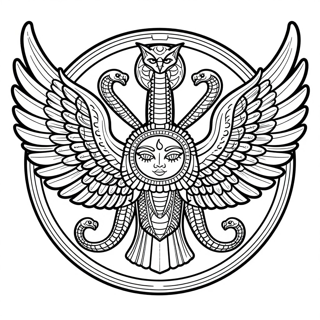 Sobek - free printable coloring page