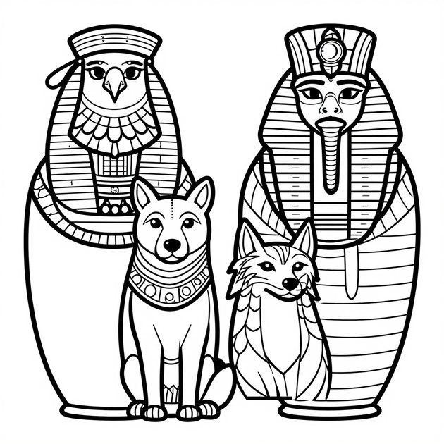 Chariot Race - Free printable coloring page