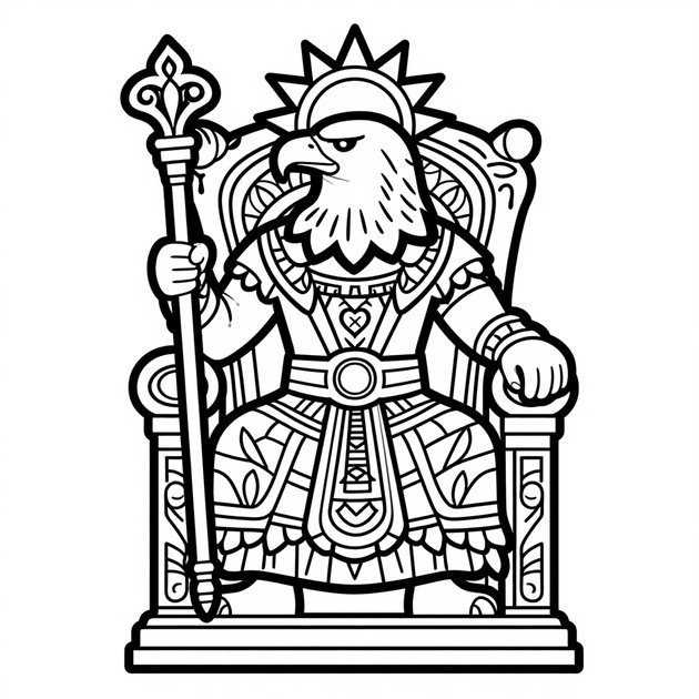 Obelisk - Free printable coloring page