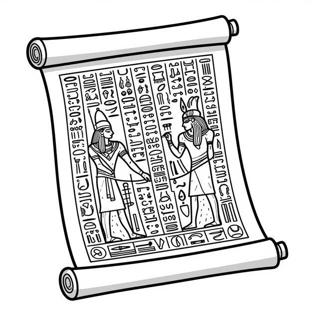 Thoth - Free printable coloring page