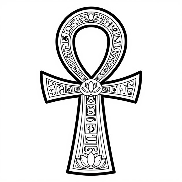 Pyramid Complex - Free printable coloring page