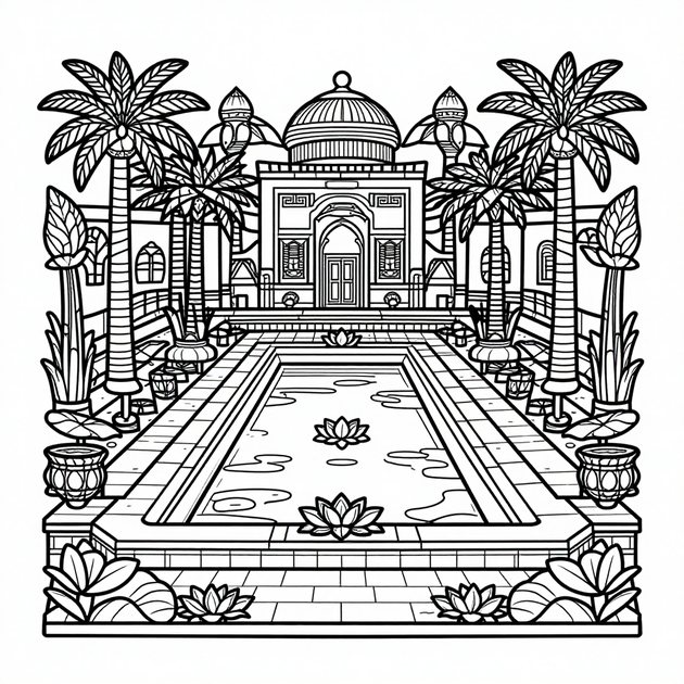 Rosetta Stone - Free printable coloring page