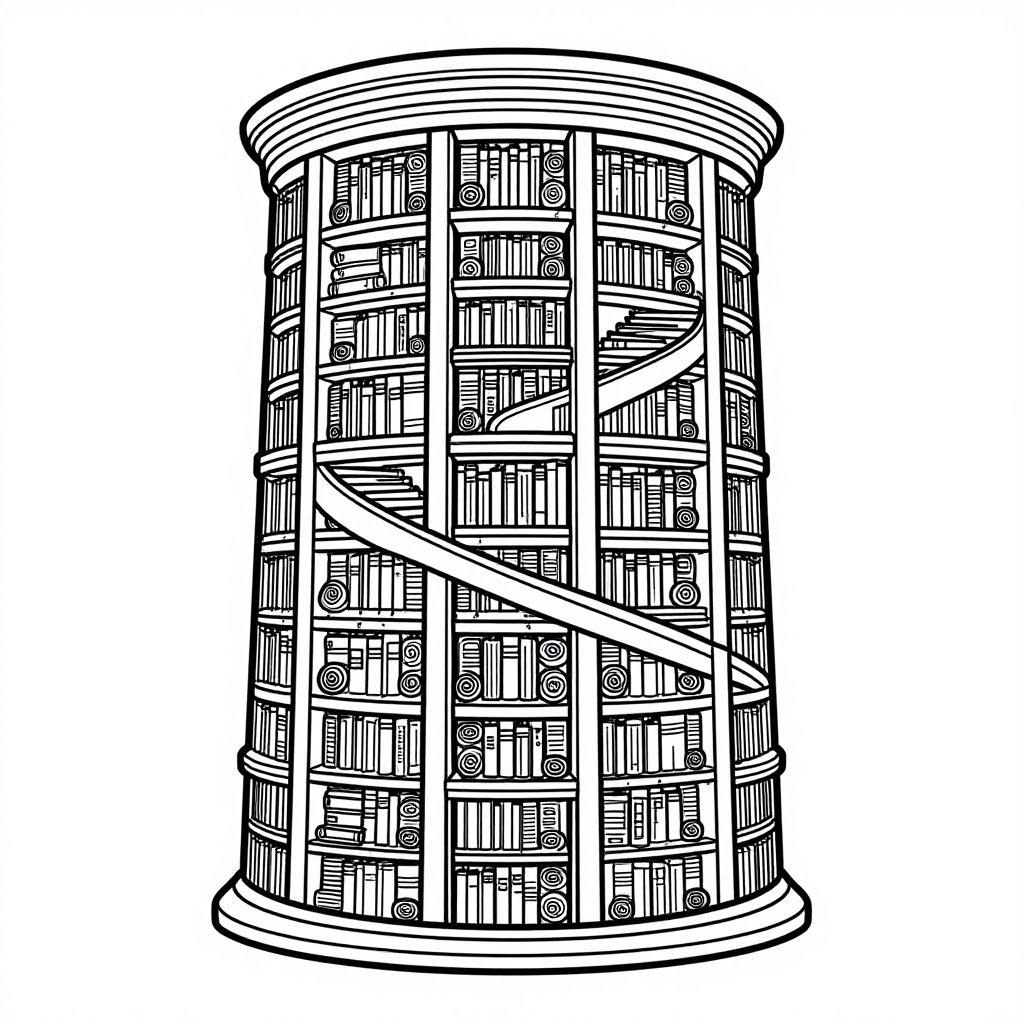 Catalog Keeper - free printable coloring page