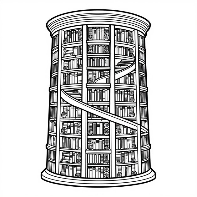 Catalog Keeper - Free printable coloring page