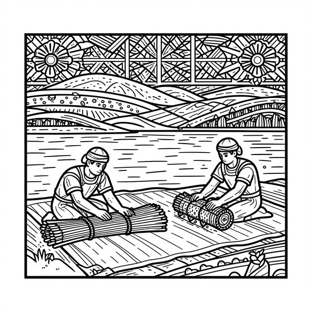 Book Transport - Free printable coloring page