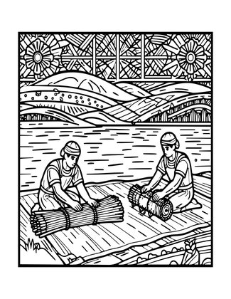 Papyrus Maker - Free printable coloring page