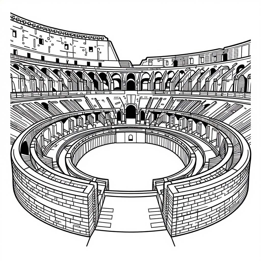 Mosaic Floor - free printable coloring page