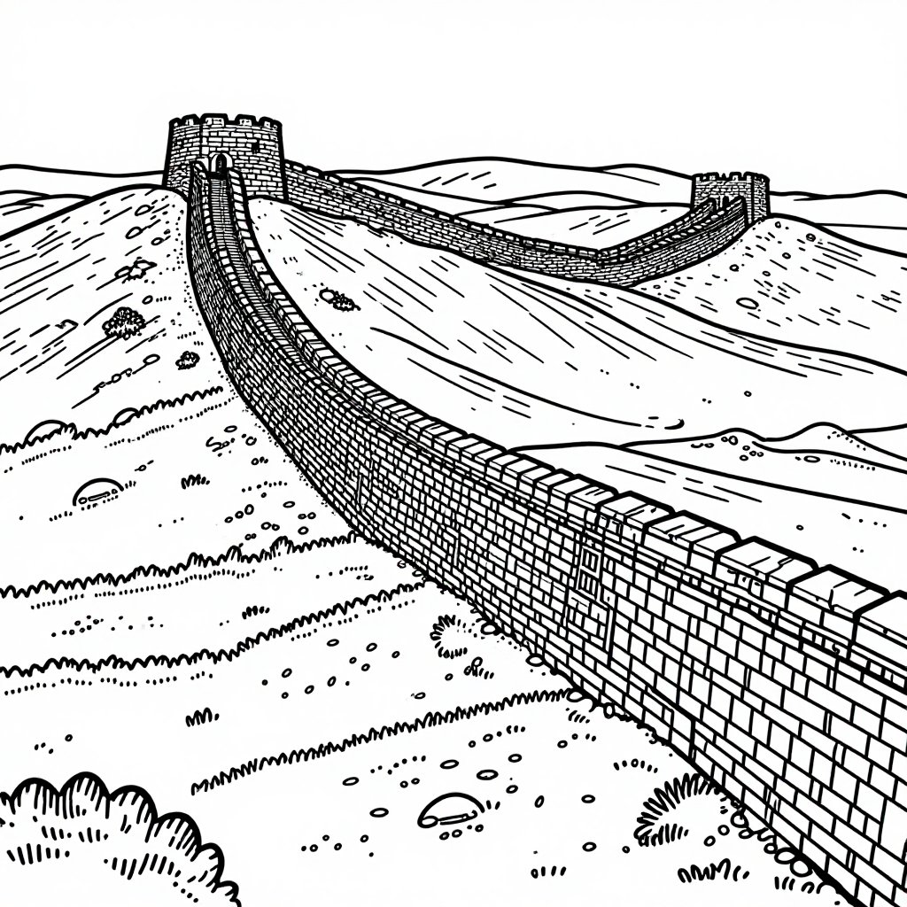 Roman Theatre - free printable coloring page