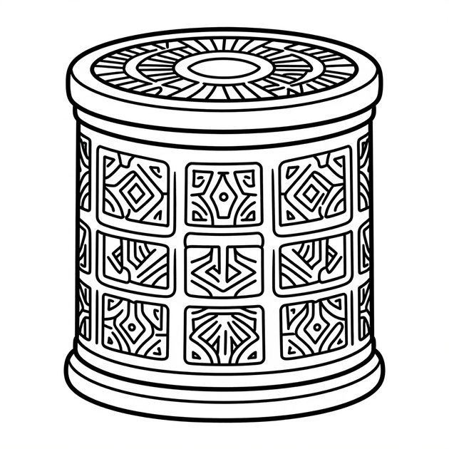 Capitoline Wolf - Free printable coloring page