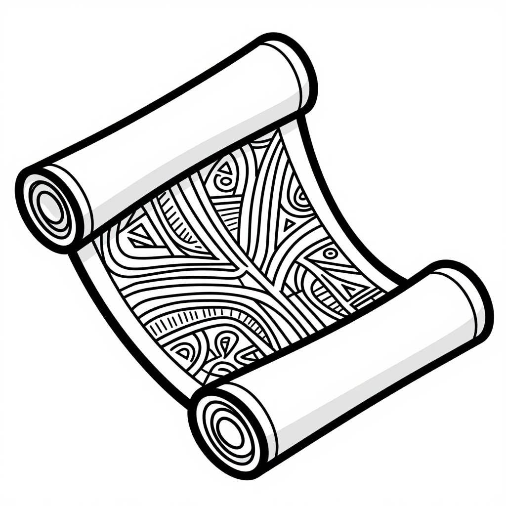Ancient Scrolls coloring pages collection - 30 free printable pages
