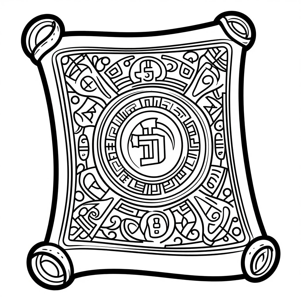 Royal Decree - free printable coloring page