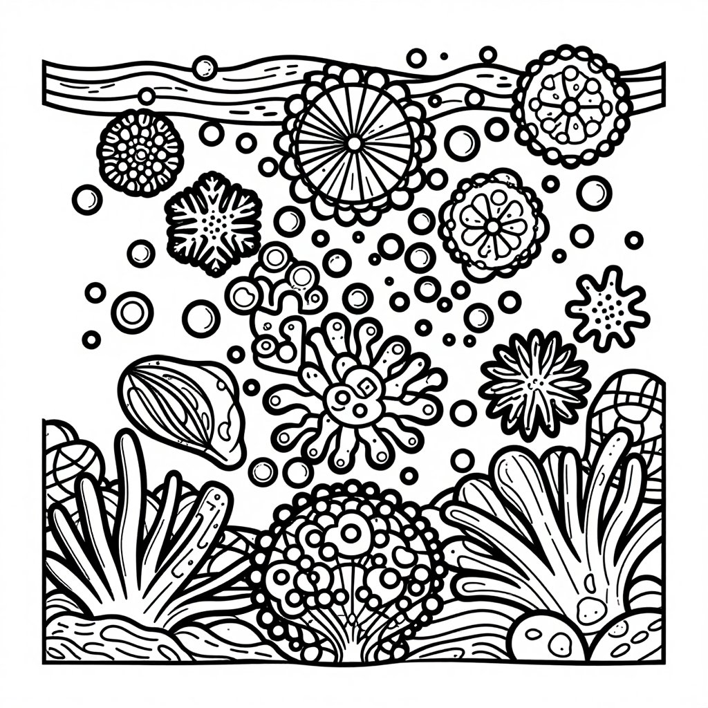 Deep Sea Snailfish - free printable coloring page