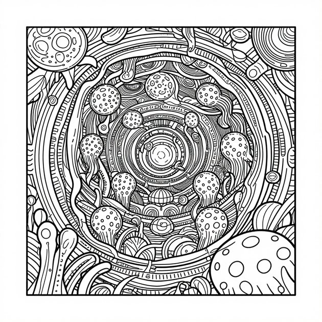 Dragonfish - Free printable coloring page