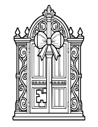 Church Key - Free printable coloring page