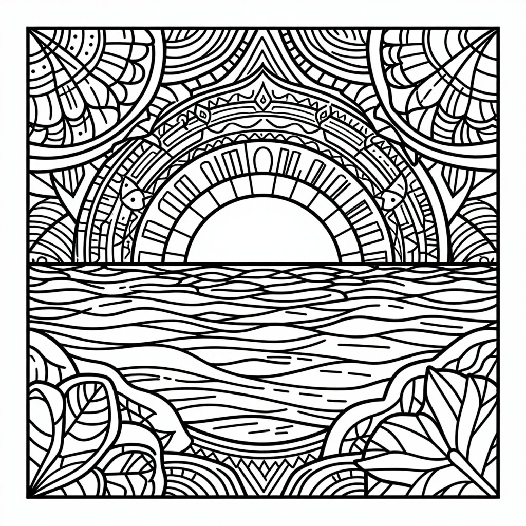 Narwhal Pod - free printable coloring page