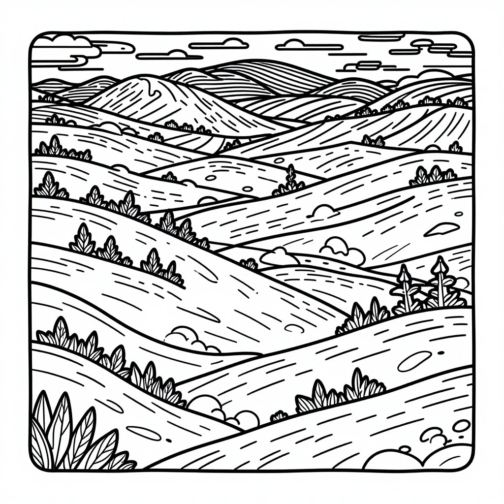 Arctic Ocean - free printable coloring page