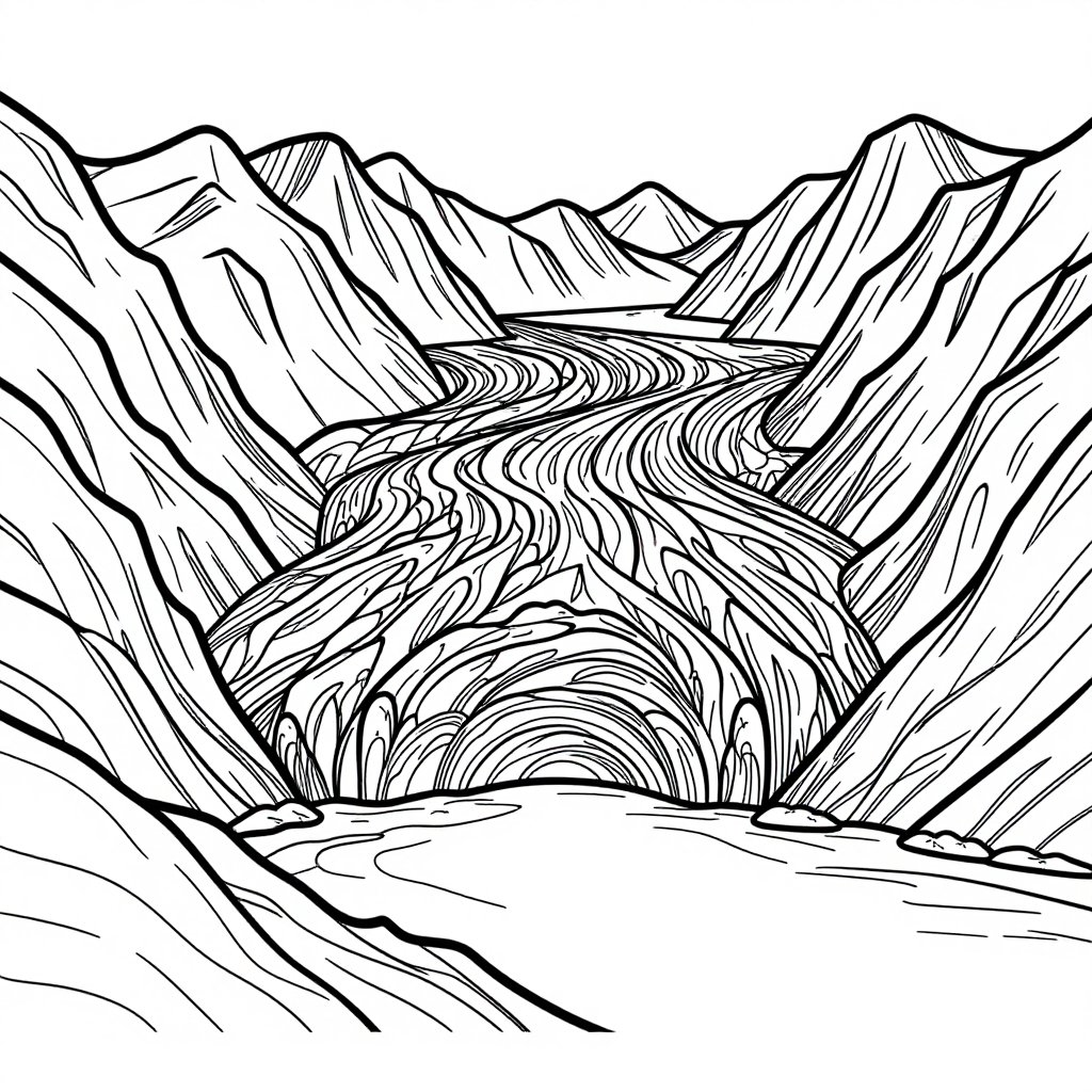 Arctic Fox - free printable coloring page