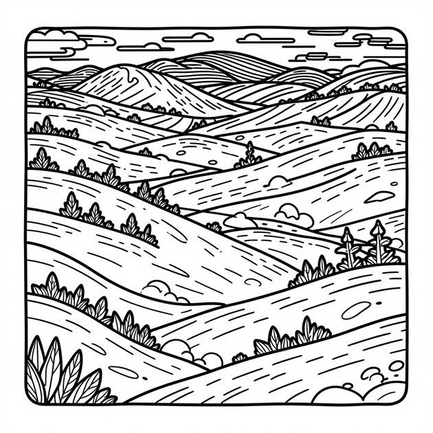 Arctic Ocean - Free printable coloring page