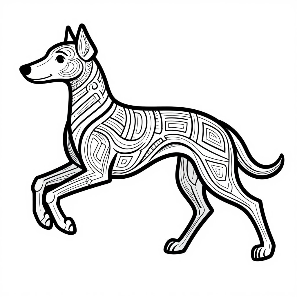 Fountain - free printable coloring page