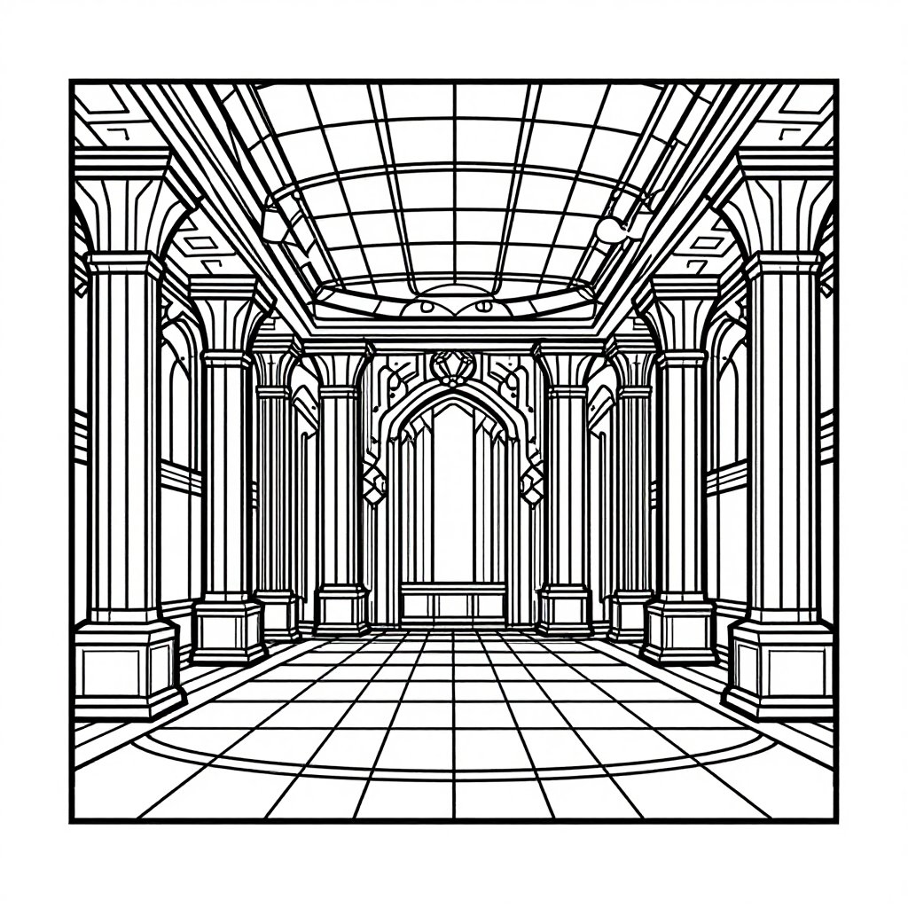 Perfume Bottle - free printable coloring page