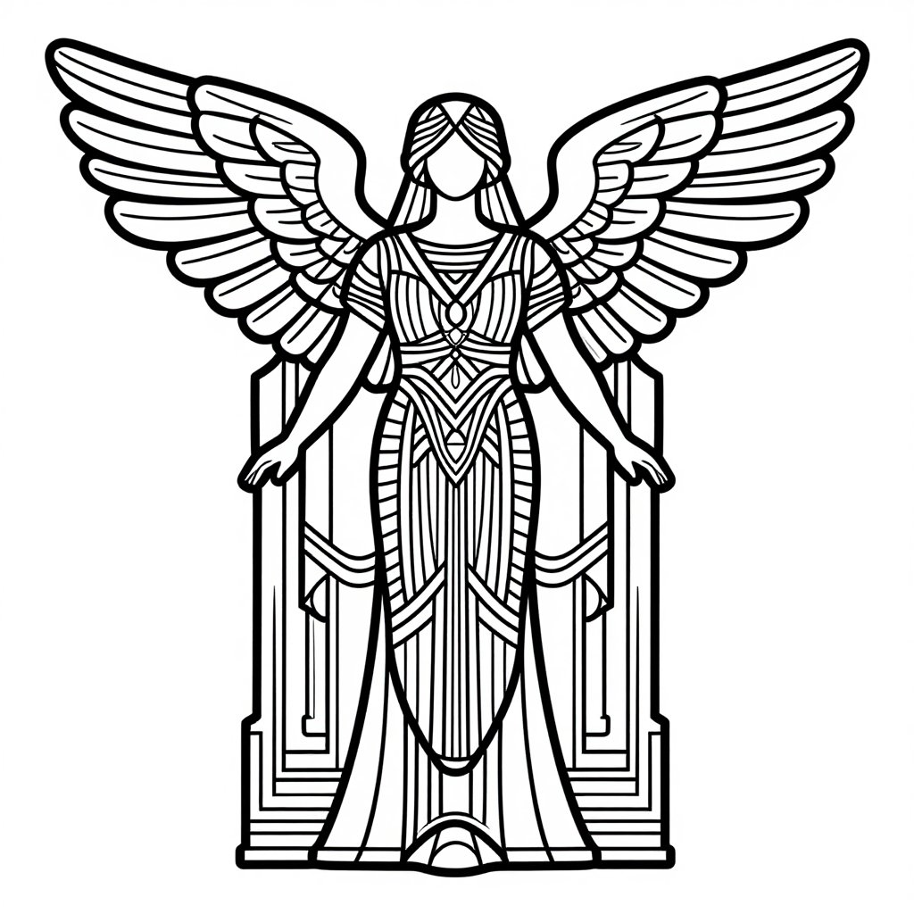 Movie Palace - free printable coloring page