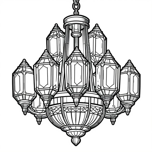 Elevator Doors - Free printable coloring page