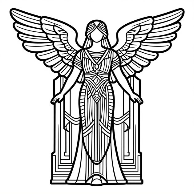 Movie Palace - Free printable coloring page