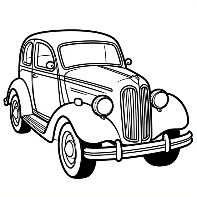 Egyptian Revival - Free printable coloring page