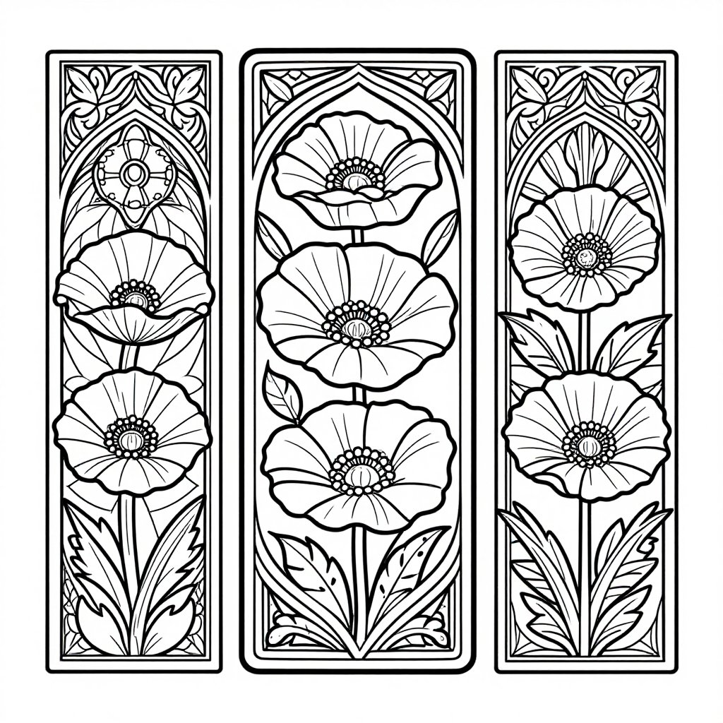 Tiffany Lamp - free printable coloring page