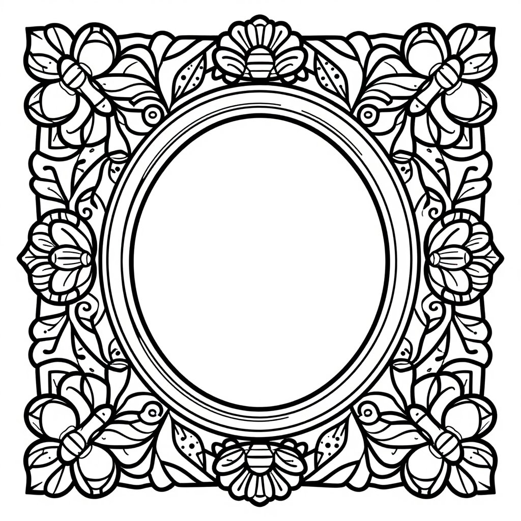 Lily Pad Pond - free printable coloring page
