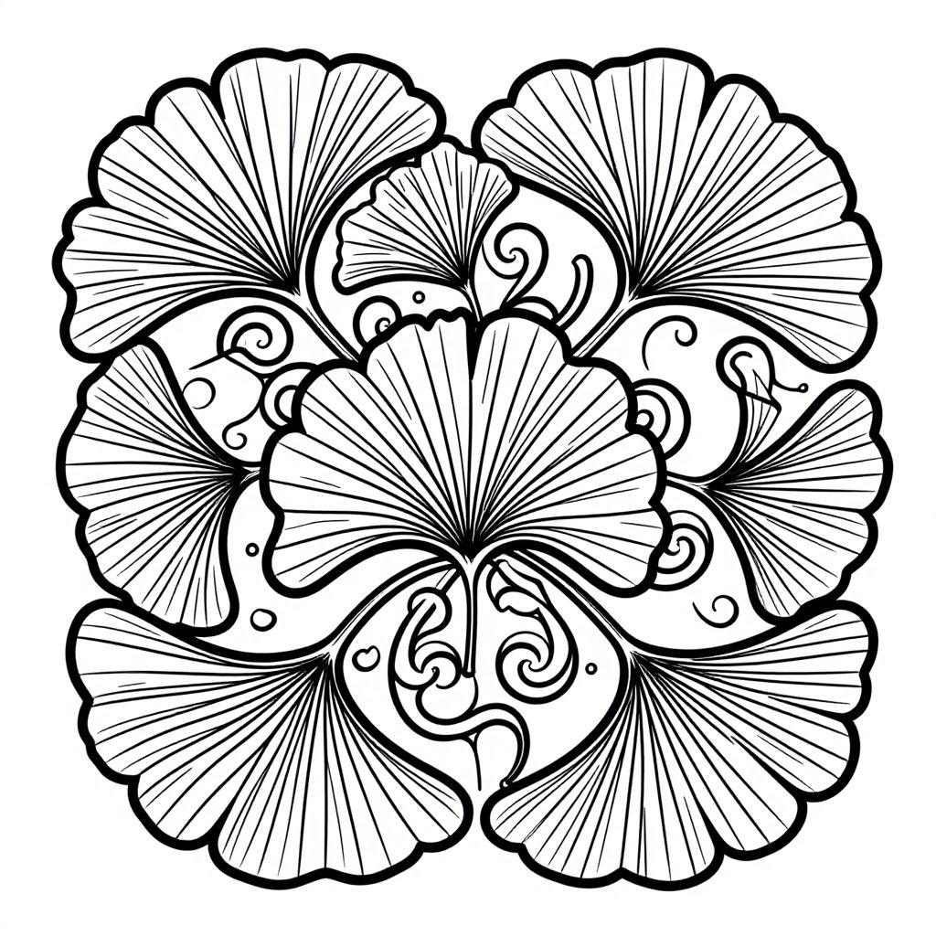 Snail Shell - free printable coloring page