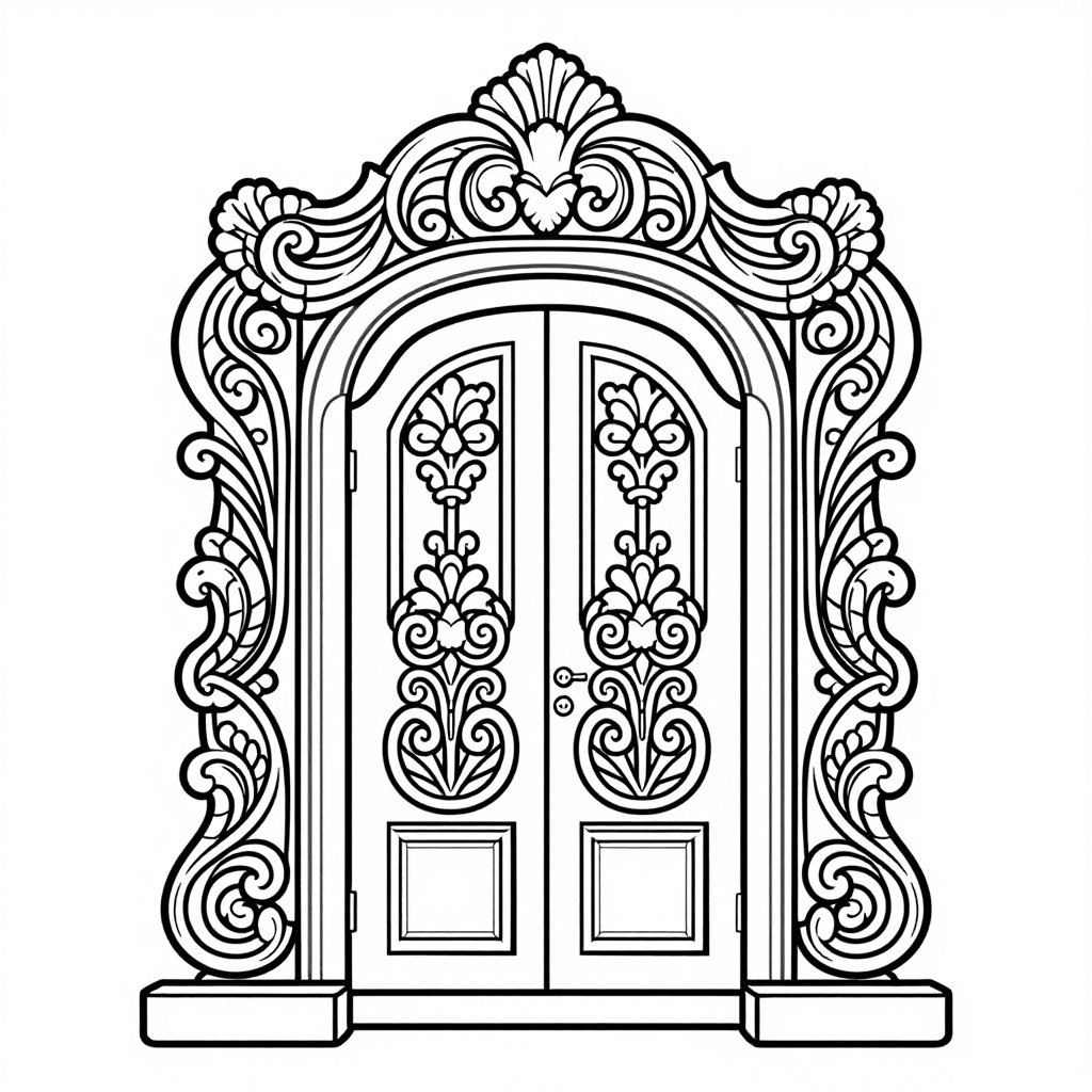 Ginkgo Leaf - free printable coloring page