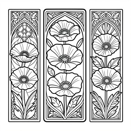 Tiffany Lamp - Free printable coloring page