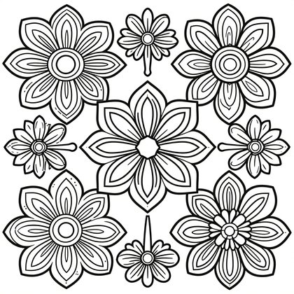 Swan Border - Free printable coloring page