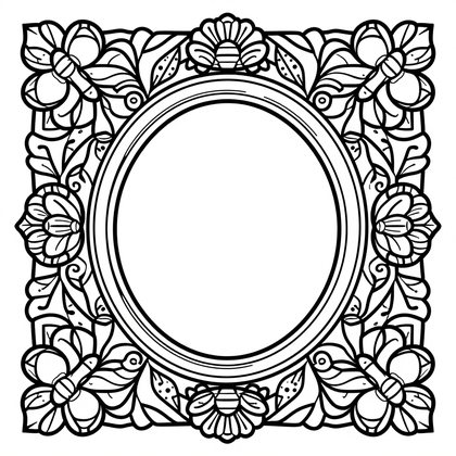 Lily Pad Pond - Free printable coloring page