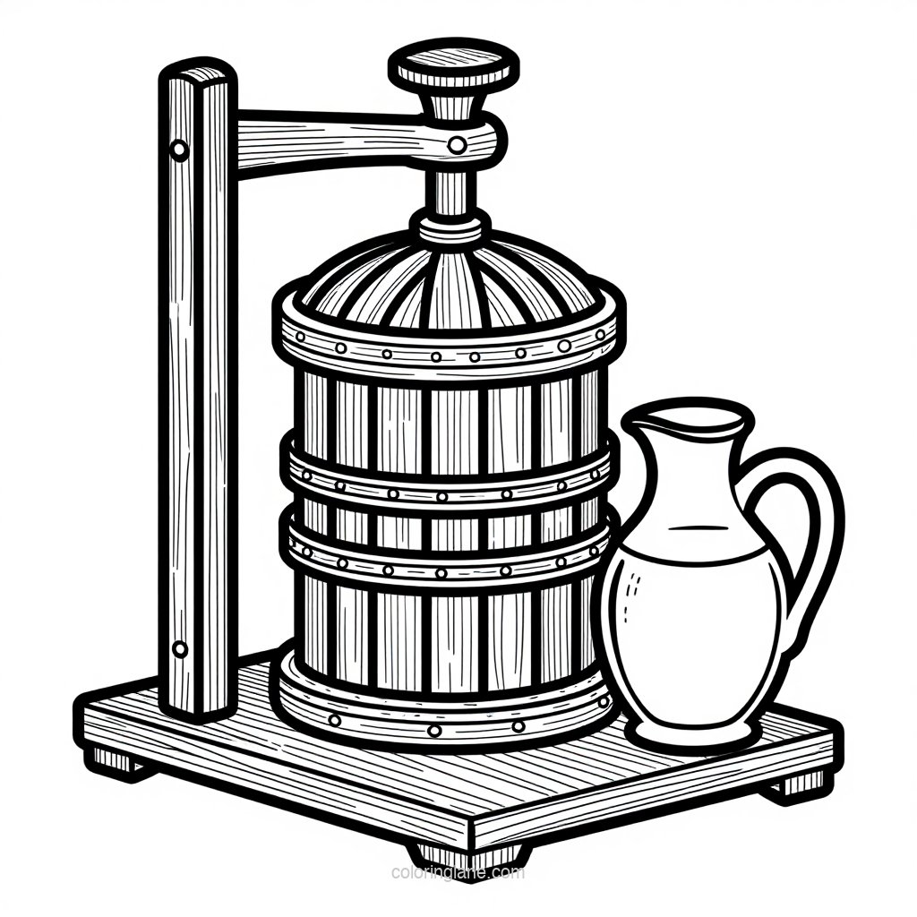 Mushroom Forage - free printable coloring page